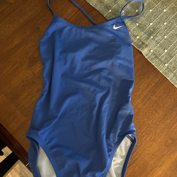 Nike Kids Royal Blue Swimsuit - Picture 1 of 2